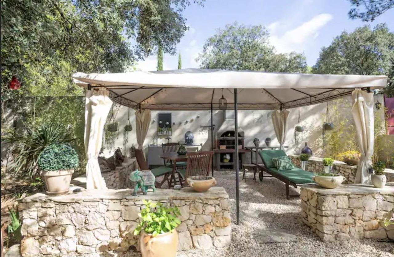 Garrigues-et-Sainte-EulalieLes Jardins D'Holi Proche Uzes住宿加早餐旅馆 外观 照片