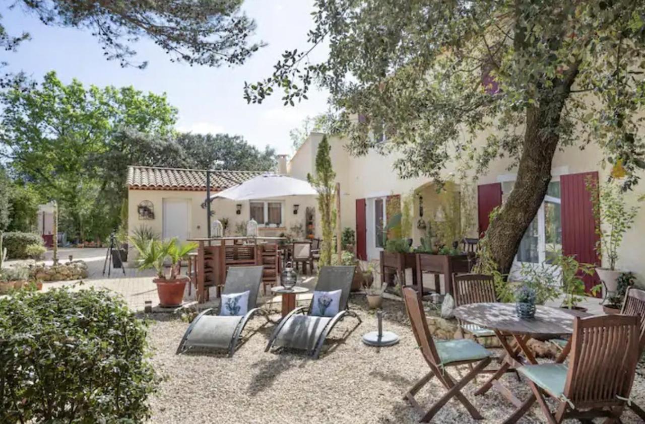 Garrigues-et-Sainte-EulalieLes Jardins D'Holi Proche Uzes住宿加早餐旅馆 外观 照片